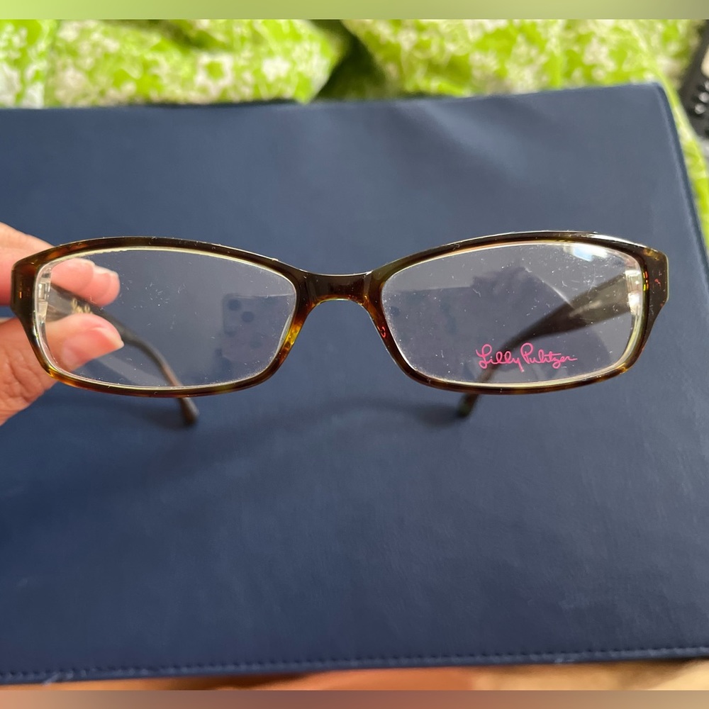 NWOT Lilly Pulitzer Abygale rhinestone eyeglass frames 54-15-135